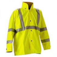 Pu Tricoated Knitted Polyester Fabric Raincoat